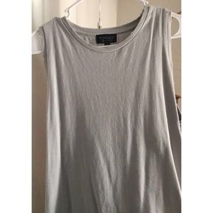 TopShop “Destroyed” Grey Casual Dress